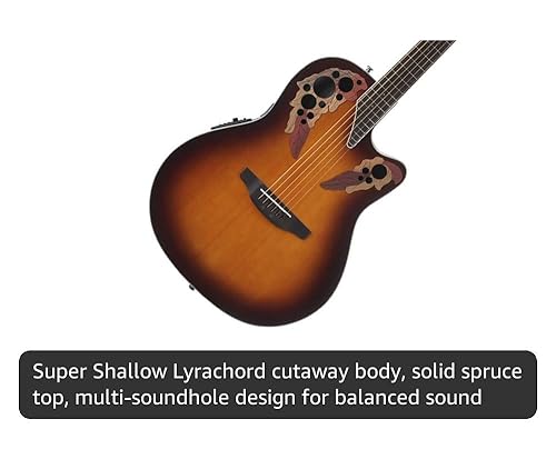 Amazon.com: Ovation Celebrity Elite Solid Spruce TOop Acoustic